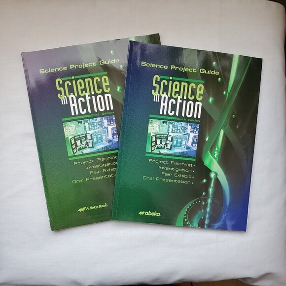 Abeka-Science Project Guide Science in Action Sixth Edition 2 Books   A Beka - Picture 2 of 3